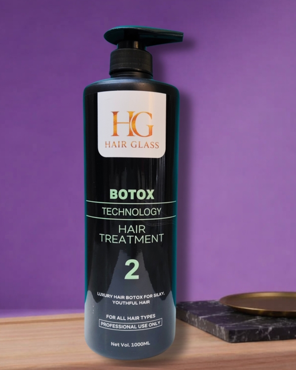 HG Hair Glass Botox Technology Hair Treatment No. 2 (1000ml) – Professional Luxury Repair System