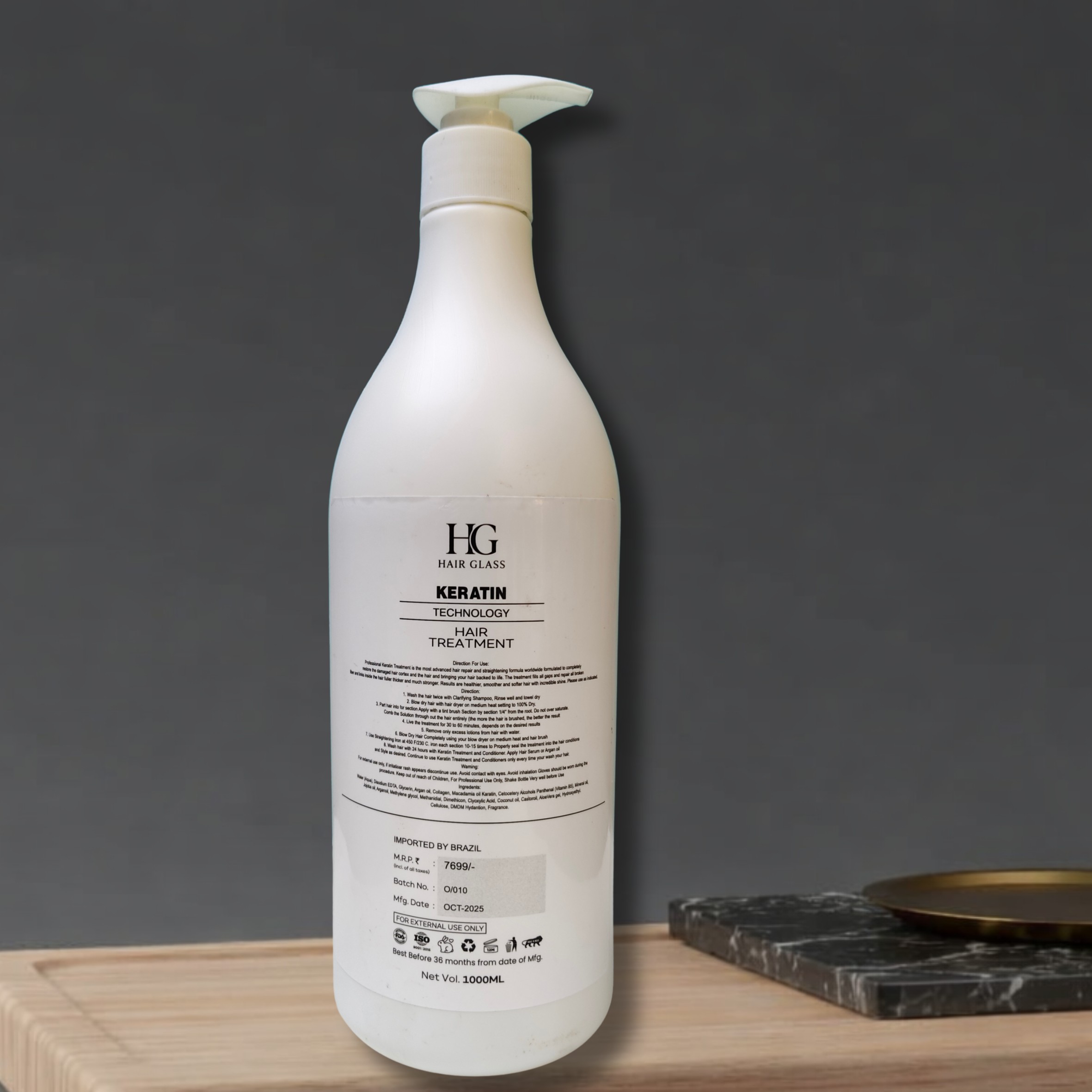 HG Hair Glass Keratin Technology Hair Treatment No. 2 – Professional Smoothing System - Image 2