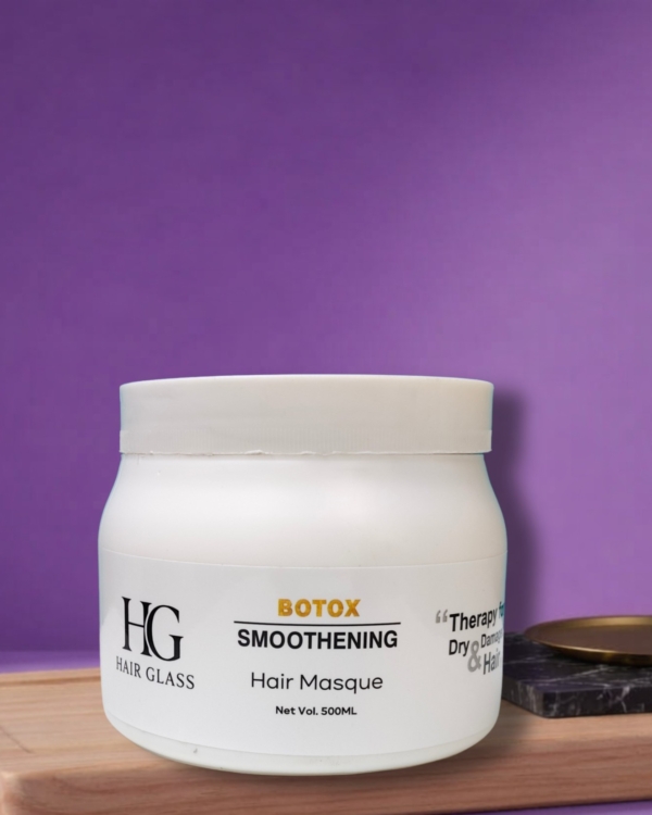 HG Hair Glass Botox Smoothing Hair Masque (500ml) – Deep Repair & Frizz Control