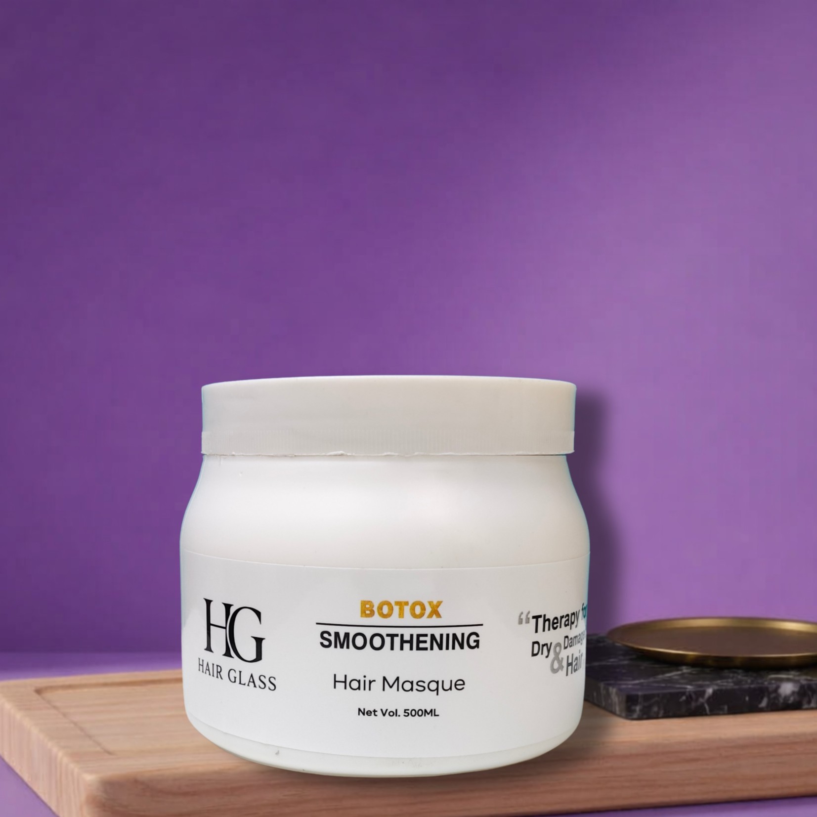 HG Hair Glass Botox Smoothing Hair Masque (500ml) – Deep Repair & Frizz Control