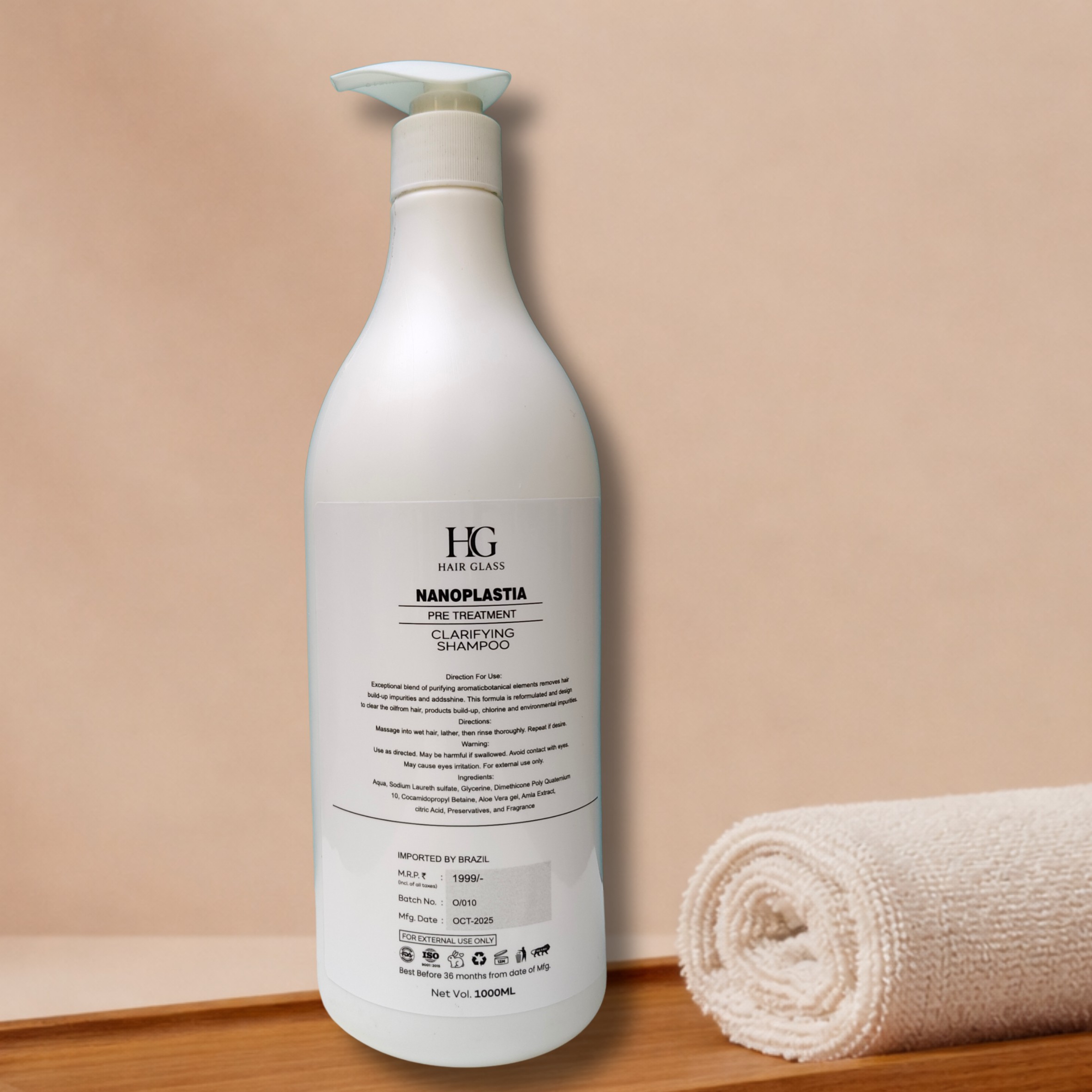 Nanoplastia Pre Treatment Clarifying Shampoo Net Vol. 1000ML - Image 2