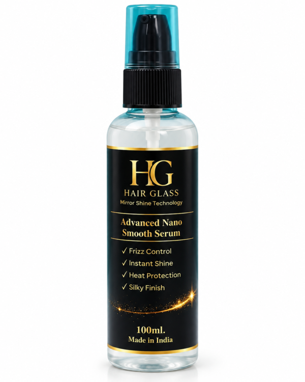 HG Hair Glass Advanced Nano Smooth Serum – Frizz Control & Mirror Shine