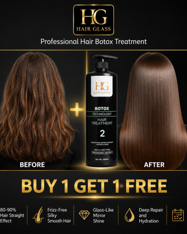 HG Botox Hair Treatment – Buy 1 Get 1 Free | 2×1000ml