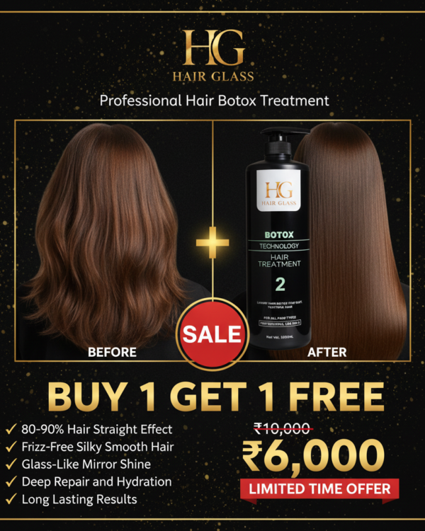 HG Botox Hair Treatment – Buy 1 Get 1 Free | 2×1000ml