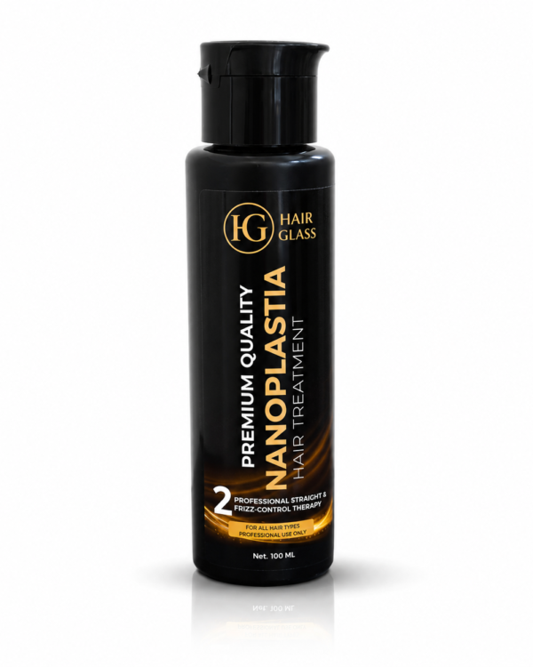 Hair Glass Nanoplastia Demo Kit 100ml | Professional Hair Smoothing Treatment | Mirror Shine & Frizz Control | No Fume, No Itching, No Eyes Burning